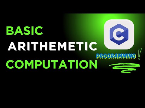 Episode-06: Basic Arithmetic Computation in C-Programming, and Printing out their Values.
