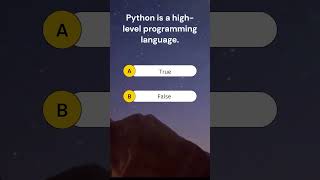 python Quiz : beat AI#PythonQuiz #TrueOrFalse #PythonKnowledge