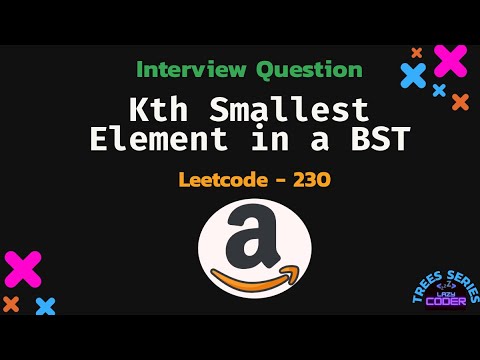 Kth Smallest Element in a BST - Leetcode 230 - Python In Hindi