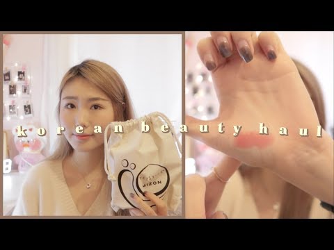 a korean beauty haul & first impressions ft. yesstyle 🌝