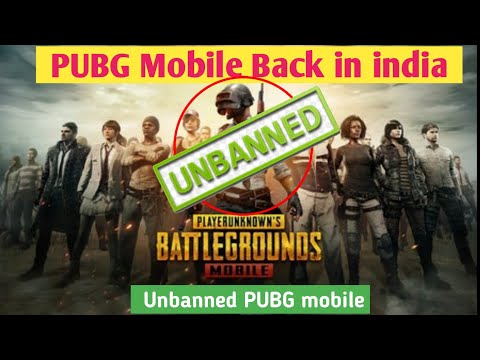 Unbanned in PUBG mobile || PUBG mobile Come back in india