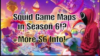 SQUID GAME MAPS IN SEASON 6 Or FUTURE Seasons! +New Fall Guys Season 6 News & Leaks! | Supremer