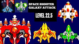 Space shooter Galaxy attack Galaxy shooter | level 22.5 | 2021 Gameplay
