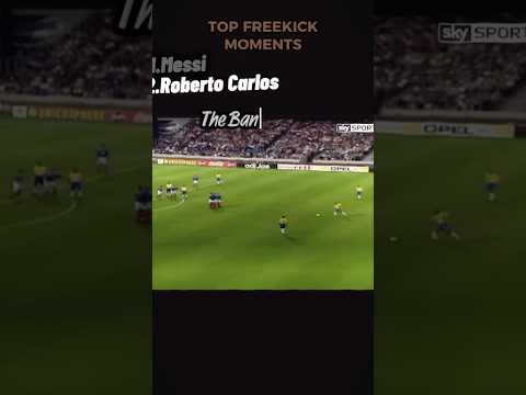 Top freekick moments.🥶 #ronaldo #messi #robertocarlos #footballaura