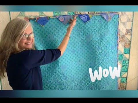 Quilting Techniques, Prairie Point Quilt Hanging Method