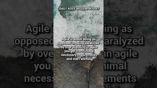 Daily Agile Wisdom Nugget