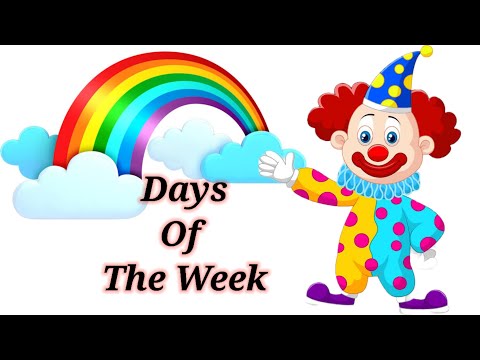 Days Of The Week - 7 Days - Week Days - @Fun N Learn Preschool