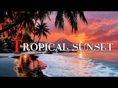 Tropical Sunset Vibes 2025 | Deep House & Chillout Mix 🌴🌋🌅