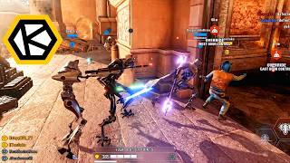 CRAZY OUTPLAYS DURING NABOO FINAL PHASE | Galactic Assault | Star Wars Battlefront 2