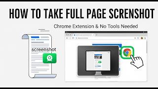 How to Capture Full Page Screenshot | Chrome Extension Screenshot | Take Screenshot Without Tools.