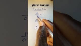 divide faster than a calculator #mathsimplified #basicproblems #divisiontricks
