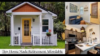 Tiny Home Made Retirement Affordable 🤯 | Tiny Living Tour