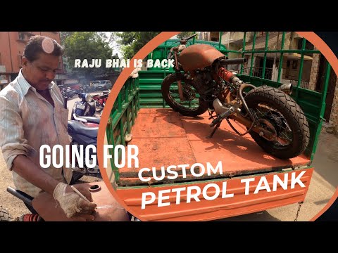 Making Custom Petrol tank 🔥🔥🔥|| CAFERACER BUILD || #modification