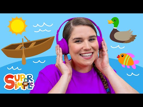 Row Row Row Your Boat | Imagination Time With Caitie | Relaxing Social Emotional Learning For Kids