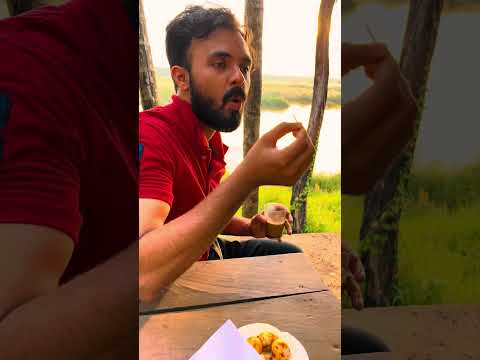 Evening Vibe with Bharatha puzha☕️🍽🤤 #nature #tealovers #evening #shortvideo #food #coffee