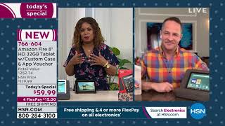 Amazon Fire 8" HD 32GB Tablet with Custom Case and App V...