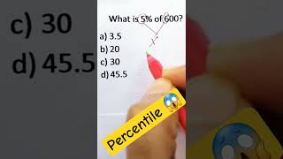 Percentile Trick 😱 #maths #easylearning #mentalmathtricks #tricksandsolutions #mathshortcut #math
