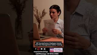 SAP SuccessFactors Employee Central and Time Management Online Training #empowerittrainings