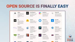 Marketplace to easily use Open Source Software | House Of FOSS | #opensource #foss