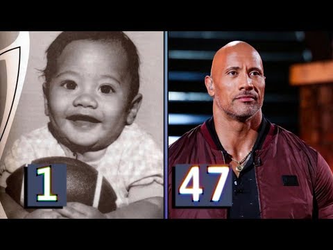 Evolution of Dwayne Johnson "The Rock" | 1 to 47 years ( Transformation )