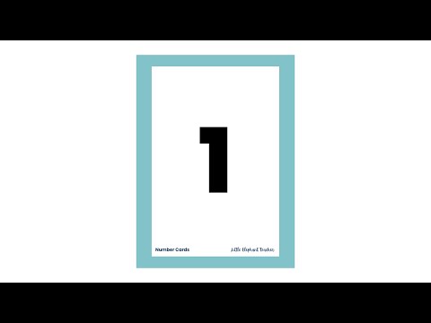 counting to 100 by 1s Using Number Cards
