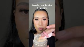 How to layer powders for beginners #makeuptutorialforbeginners #makeuptutorial #makeuptips #makeup
