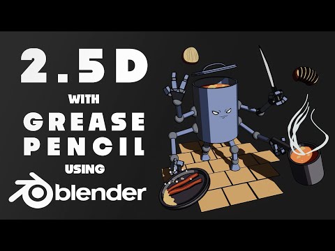 How to Make 2.5D Art in Blender with Grease Pencil