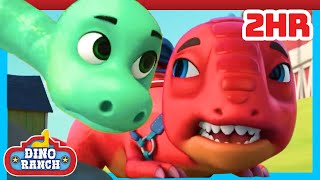 🦖 Brave Ranchers & the Hidden Spinosaurus! | Dino Ranch | Cartoons For Kids