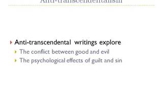 Anti-transcendentalism