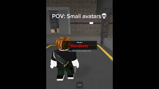 POV: Small avatars #shorts #roblox #trending #robloxshorts #robloxmemes