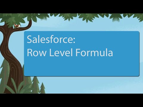 Salesforce: Row Level Formula