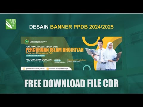 DESAIN BANNER PPDB 2024 - CORELDRAW