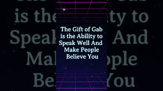 The Gift OF Gab #english #englishlanguagelearning #englishspeakingcourse #motivation #vocabulary