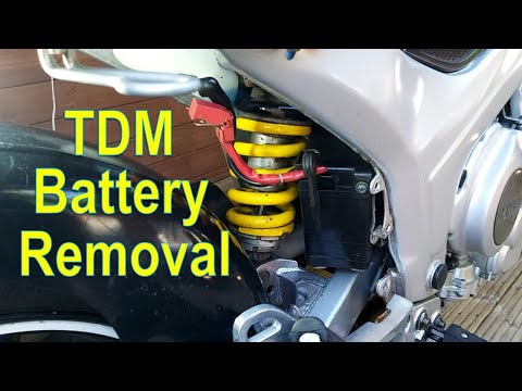 Yamaha TDM 4TX Battery removal change
