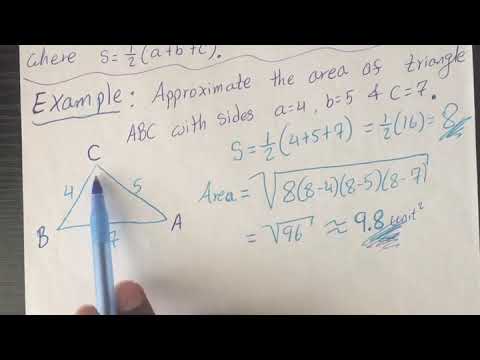 Area of a Triangle