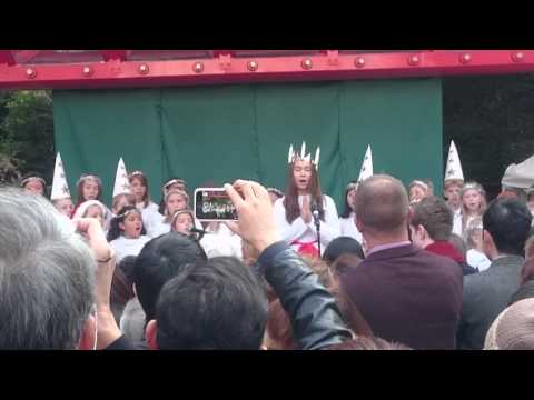 Children's choir performance in Swedish embassy