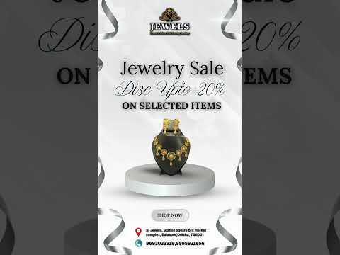✨ Jewelry Sale | Up to 20% OFF on Selected Items! ✨#goldjewelry #gold #viralvideo #viralshorts
