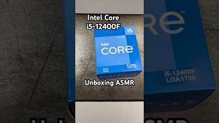 Intel Core i5-12400F Unboxing ASMR #shorts #unboxing #asmr #cpu #12thgen #lga1700 #i5 #12400f #pc