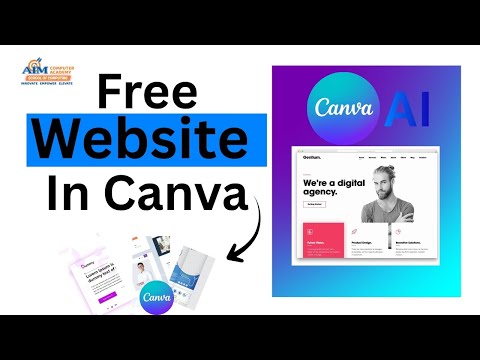 Make A FREE Website In Canva In 2025 - Complete Tutorial!