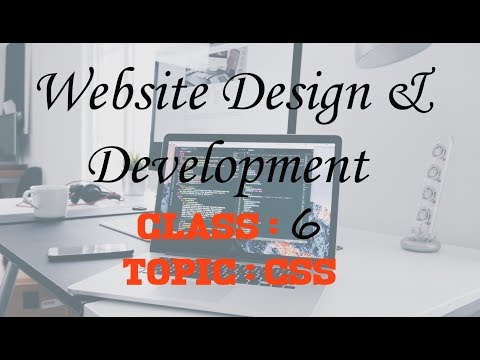 Website Design CSS Class 6