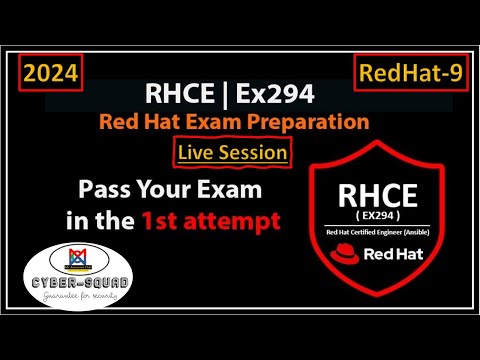 RHCE EX 294 Exam Preparation Live Session  Tips, Tricks, and Expert Guidance #rhce #2024 #rhel9