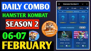 HAMSTER KOMBAT GAMEDEV DAILY COMBO | HAMSTER KOMBAT DAILY COMBO | 6-7 FEBRUARY HAMSTER DAILY COMBO