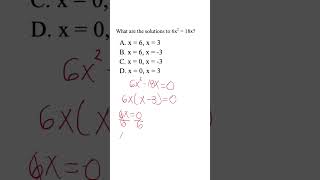 Solving special case quadratic equations