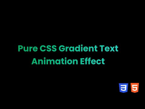 How to Create Gradient Text Animation Effect using Pure CSS- Codingscape