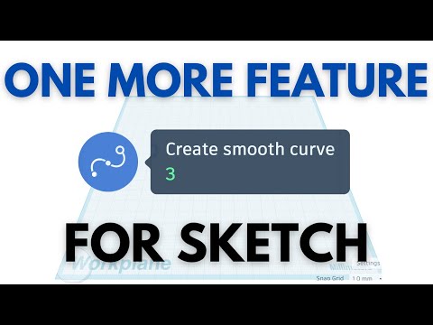 A new way to curve your sketches in Tinkercad