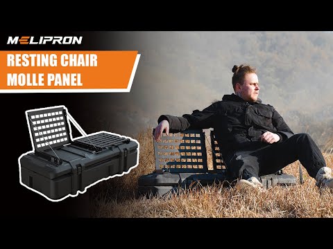 MELIPRON MGS Resting Chair Molle Panel | First-time Outdoor Camping Experience
