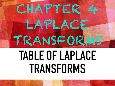 Laplace transforms (Using Table of LT)