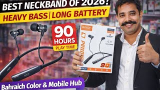Best Neckband of 2026 🔥 | HYKOT+ C1 Prime Review | 50 Hours Battery | Heavy Bass | Bahraich #viral 