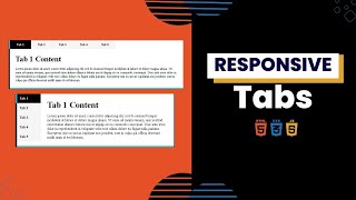 Accessible Responsive Tabs in 5 Minutes | HTML, CSS, JS