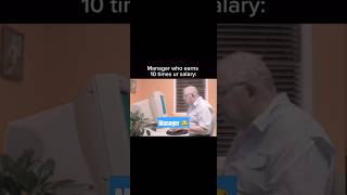 Manager who earns 10 times you #shorts #funny #funnydev